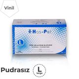 Haspet Pudrasız Vinil Eldiven L Beden