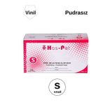 Haspet Vinil Pudrasız Eldiven Small Beden