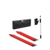 Haspro Saten Alçı Bıçağı-Mala Takımı - Çantalı İkili Set ( 80Cm, 100 Cm- 1 Adet Uzatma Çubuklu )
