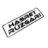Hasret Rüzgarları Yazılı Sök Tak Dekor Plaka