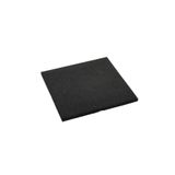 HasRubber HAS Rubber Kauçuk Zemin 50x50x2 cm Siyah - Kauçuk Karo (1 adet)