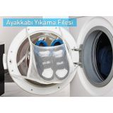 Hassas Çamaşır & Ayakkabı Yıkama Filesi (35x20cm) Kapak Bağlamalı
