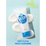 Hassas Ciltler İçin Cilt & Makyaj Temizleme Sütü A'PIEU Deep Clean Cleansing Milk 130ml