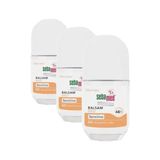 Hassas Ciltlere Özel 48 Saat Etkili Kadın Erkek Balsam Roll-On Deodorant 50ML (3 Paketi) - Option-1