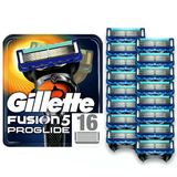 Hassas Düzelticili Erkekler İçin Gillette Fusion5 Proglide Tıraş Bıçağı, 16'Lı Yedek Bıçak Paketi (Posta Kutusuna Uygun)