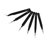 Hassas Elektronik Cımbız Seti 6 Çeşit Antistatik Çelik Tweezer Set