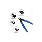 Hassas Kesim Için Mini Yan Keski - Elektronikçi Tipi, Ergonomik Mavi Tasarım