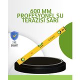 Hassas Ölçüm Sağlayan 600 mm Sarı Su Terazisi