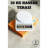 Hassas Terazi 10 kg Kapasiteli, Yüksek Hassasiyetli Dijital Mutfak Tartısı - Lisinya