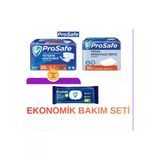 Hasta Bakım Seti L Beden 30’Lu Hasta Bezi + 30’Lu Yatak Koruyucu + 48’Li Vücut Tmzlm Hvls