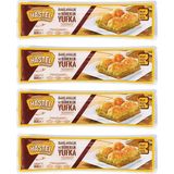 Hastel Baklavalık Yufka 800 gr x 4 Adet Kolay ve Hızlı Hazırlama İçin İdeal - 3,2 kg