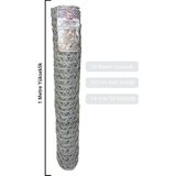 Hastel Hataş Teknik Hırdavat Bahçe Çit Teli 100 cm Yükseklik 20 Metre Uzunluk 1,6 mm Kalınlık - Gri