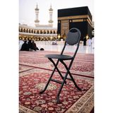 Hastunç Hastunc Katlanır Portatif Sandalye Siyah Metal Malzeme ile Modern Kamp ve Piknik İçin Ergonomik Tasarım