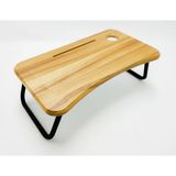 Hastunç Katlanır Portatif Laptop Sehpası Dizüstü Masası - Y: 55 cm D: 40 cm G: 60 cm - Meşe