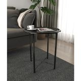 Hastunç Prestij Katlanır Siyah Metal Orta Sehpa