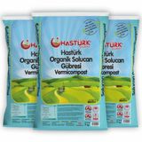 Hastürk %100 Organik Solucan Gübresi 3 X 1 KG.