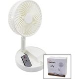 Hasuba HS-269 (Kumandalı) (Mini Fan) M.üstü Vantilatör (Katlanır Fan=19.7cm & Uzayan AYAK=35-102CM) (Telefonluklu) (Usb Şarj)*20 - Ten Rengi