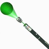 Hasuba Lazer Yeşil Pointer 100 Mw Kalem Model 5 Farklı Yansıtma Özellikli - Açık Yeşil