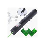 HASUBA Yeşil Lazer Pointer, Pilli Anahtar Emniyetli, Yüksek Güçlü Lazer İşaretleme, USB Şarjlı
