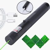 Hasuba Yeşil -Pilli Anahtar Emniyetli Yeşil Lazer Pointer Yüksek Güçlü Lazer Işaretleme+ Pil Doldurma Aleti