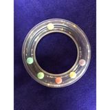 Hasyılmaz Bebek Çıngırağı 80MM Şeffaf Plastik Diş Sağlığına Uygun Renkli Toplarla Eğlenceli