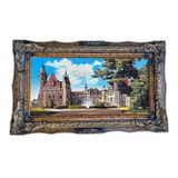 Hasyılmaz Moszna Castle Adlı İran Tebriz Halı Tablo 123x75cm - Duvar Halı Kilim Tablo
