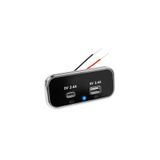Hasyılmaz Type-C USB 2 Portlu Araç Şarj Soketi Adaptörü 12V-24V (Model 3)