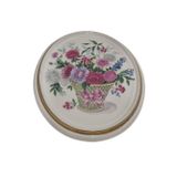 Hasyılmaz Vintage Dekoratif Çiçek Temalı Porselen Duvar Tabağı 13,5cm 001