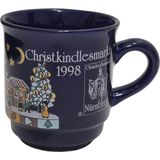 Hasyılmaz Vintage Nürnberg Christkindlesmarkt Tasarımlı Porselen Kupa 9cm 004 - 1 Adet - 100 ml