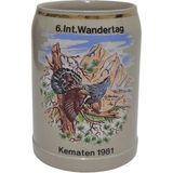 Hasyılmaz Vintage Tankart 6.ınt. Wandertag Anısına Tasarlanmış Alman Bira Bardağı 13,5cm - 1 Adet - 13 ml