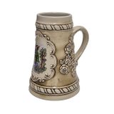 Hasyılmaz Vintage Tankart WF Kematen 1993 İbareli Kabartmalı Alman Seramik Bira Bardağı 16,5cm