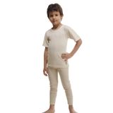 Hasyün Çocuk Kışlık Yün Alt Üst Fanila Takım (Krem, 5-6 yaş)