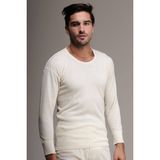 Hasyün Erkek %100 Yün Termal Uzun Kol Üst Içlik - L - XL - Krem