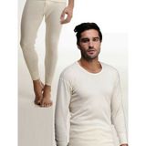 Hasyün Erkek 2 Li Paket Alt Üst Yün Içlik Set 00100S - XL - Krem