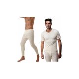 Hasyün Erkek 2'li Paket Termal İçlik Set, Alt Üst, Yün, Krem, XL