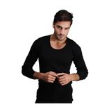 Hasyün Erkek Yün Tek Üst İçlik 1001,%75 Yün%25 Akrilik, Siyah, M Beden
