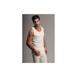 Hasyün Erkek%75 Yün Kalın Askılı Atlet, Siyah, XL Beden XL