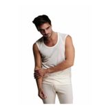 Hasyün Termal Kolsuz Fanila İnce, Erkek, Ekru, 2XL Beden