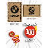 Hasyüncü Ofset Matbaacılık 35X50 135 Gr. Kraft Kağıt Oto Paspası Bmw 50 Adet Yatay 50 Adet Dikey - Bej