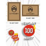 Hasyüncü Ofset Matbaacılık 35X50 135 Gr. Kraft Kağıt Oto Paspası Citroen 50 Adet Yatay 50 Adet Dikey - Bej