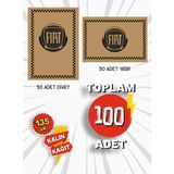 Hasyüncü Ofset Matbaacılık 35X50 135 Gr. Kraft Kağıt Oto Paspası Fiat 50 Adet Yatay 50 Adet Dikey - Bej