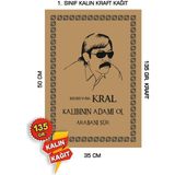 Hasyüncü Ofset Matbaacılık 35X50 135 Gr. Kraft Kağıt Oto Paspası Gözlük 100 Adet - Bej