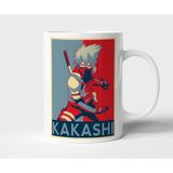 Hatake Kakashi Naruto Anime Tasarım Kupa - Hediyelik Kupa - Baskılı Kupa - 001 - Beyaz - 300 ml