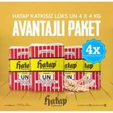Hatap 4 kg Katkısız Lüks Un (4 adet)