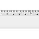 Hataş 00143 Dar Plastik Mercekli 30 cm Cetvel
