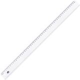 Hatas 0170 Geniş Plastik Cetvel 50 cm Şeffaf