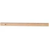 Hatas 048 Tahta Cetvel Takviyesiz 50CM - Mavi - 50 cm