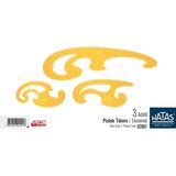 Hatas 3 Adetli Pistole Takımı / Ekonomik - Renkli