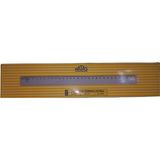 Hatas Cetvel 30CM 25 Adet - Şeffaf - 30 cm