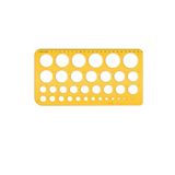 Hatas Daire Şablonu Büyük 1-36Mm 02272 Kollektif